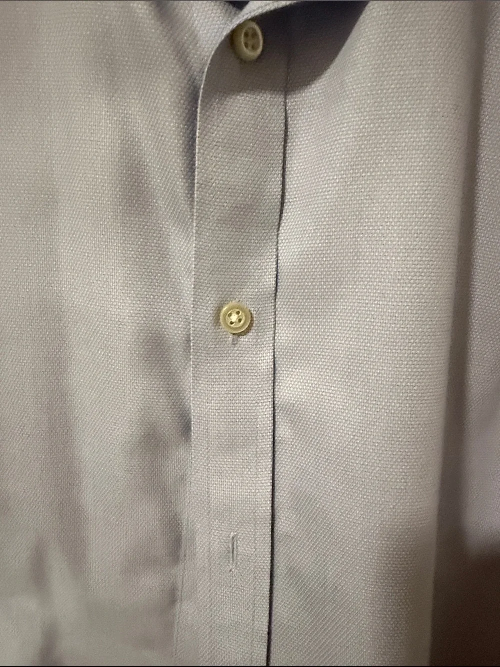 Banana Republic Men's Light Blue Dress Shirt - Spread Collar